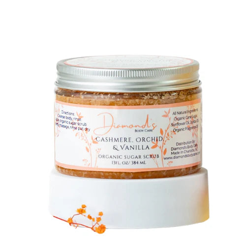Organic Sugar Scrub Cashmere, Orchid & Vanilla