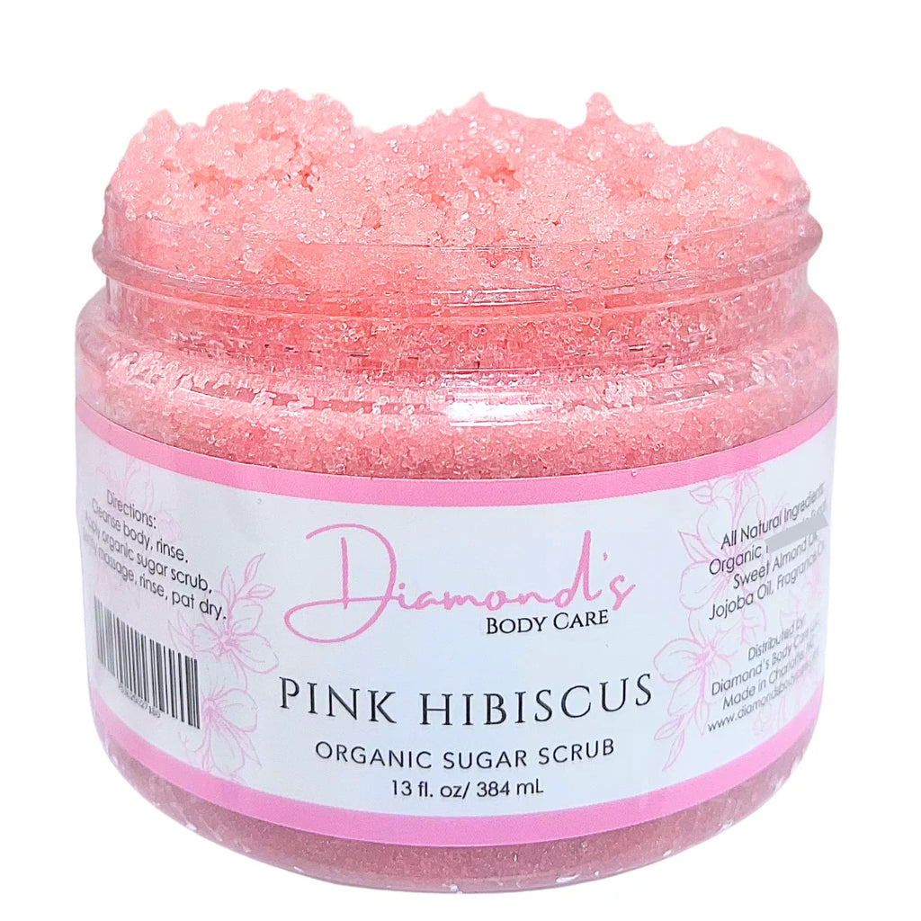 Organic Sugar Scrub- Pink Hibiscus
