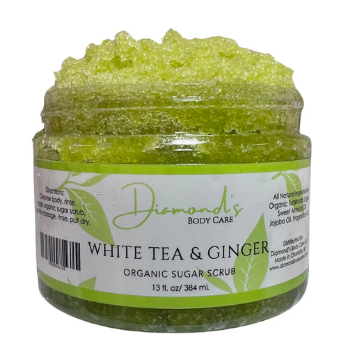 Organic Sugar Scrub White Tea & Ginger